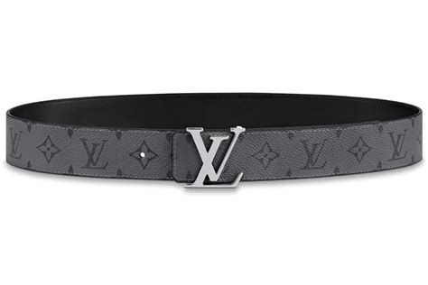 lv must|LV Must 40mm Reversible Belt Monogram Eclipse .